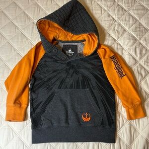 Disneyland Resort Star Wars Sweater with hoodie kids size S